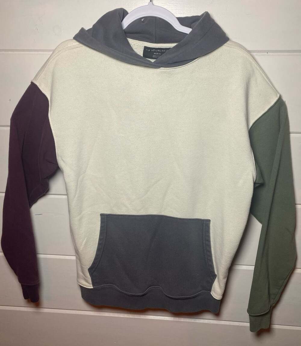 No Boundaries Colorblock Hoodie Size XS